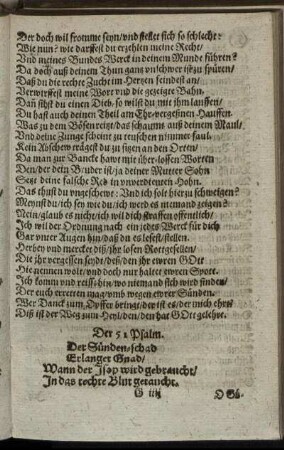 Der 51. Psalm. - Der 60. Psalm.