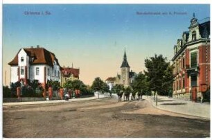 Grimma. Bahnhofstraße