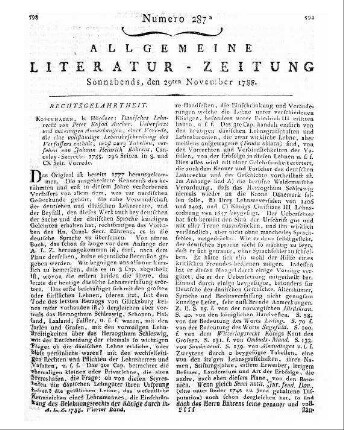 Münter, Johann Carl Ernst: Index novellarum / auctore Joanne Carolo Ernesto Münter. - Detmoldiae & Meyenbergae : [Helwing], 1788