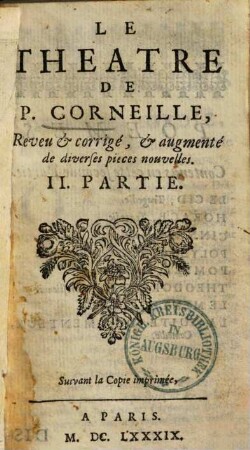 Le Theatre De P. Corneille. 2