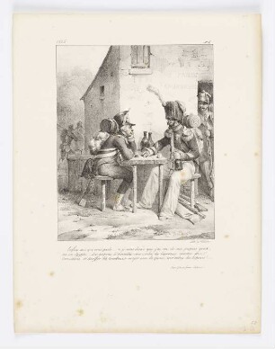 Enfin moi qui vous parle..., Blatt 6 der Folge "Album pour 1826"