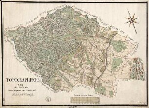 Topographischer Plan der sämtlichen obern Vogteien der Herrschaft Badenweiler