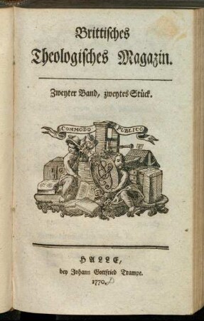 Zweyter Band, zweytes Stück.