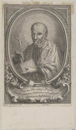 Bildnis des Vincentius a Paulo