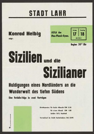 Sizilien und die Sizilianer. Huldigungen eines Nordländers an die Wunderwelt des tiefen Südens