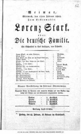 Lorenz Stark. oder: Die deutsche Familie