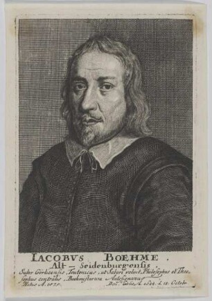 Bildnis des Iakobvs Boehme