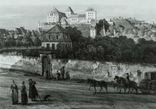 Pirna von der Ecke der Breitegasse