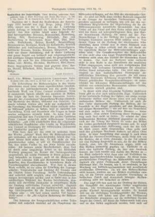 171-175 [Rezension] Saxl, Fritz, Mithras
