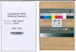 Entnazifizierung Paul Gohl , geb. 11.05.1905 (Fernm.Techniker)