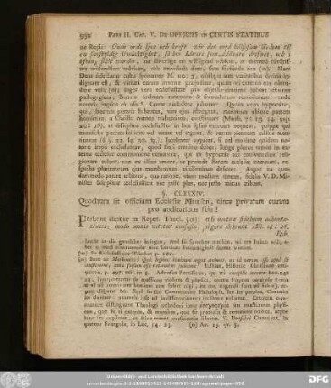 §. CLXXXIV. Quodnam sit officium Ecclesiae Ministri, circa privatam curam pro auditoribus suis?