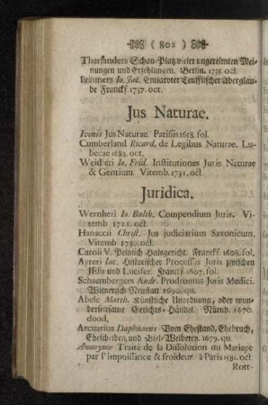 Jus Naturae.