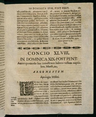391 (389)-398, Concio XLVIII. in dominica XIX. post pentecostes
