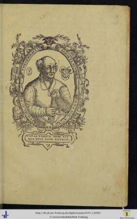 Porträt von Theophrastus Paracelsus.