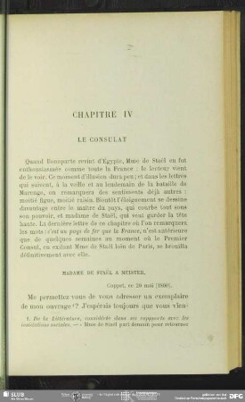 Chapitre IV. Le Consulat
