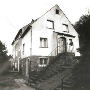 Cossebaude, Talstraße 103 a-c. Wohnsiedlung der Baugenossenschaft Dresden-Land. Doppelwohnhaus (1919/1920)