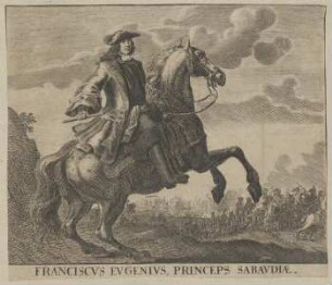 Bildnis von Franciscvs Evgenivs, Fürst von Sabavdiae