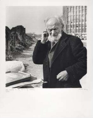 Art-Dealer in the Ruins of Berlin, 1954