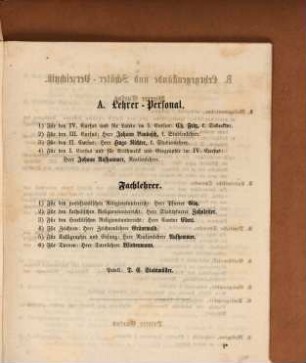 Jahresbericht über die Latein- und Realschule zu Fürth. 1864/65