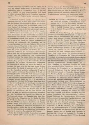 36-38 [Rezension] Zeitschrift für bayrische Kirchengeschichte. XV. Jahrgang 1940