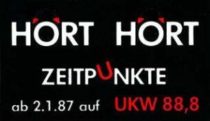 Eigenwerbung Zeitpunkte