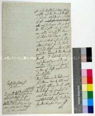 Textentwurf von Hermann von Boyen betreffend seine Tätigkeit als Generaladjutant von General von Günther ab dem preußischen Feldzug 1794 in Polen