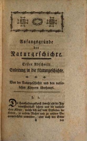 Anfangsgründe der Naturgeschichte : mit Kupfern