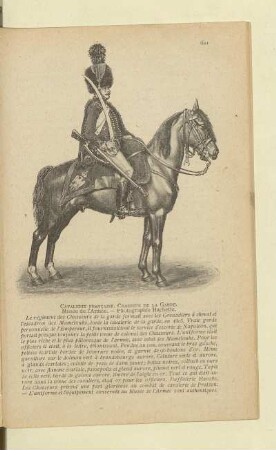 Cavalerie française. Chasseur de la Garde. Musée de l'Armée. - Photographie Hachette