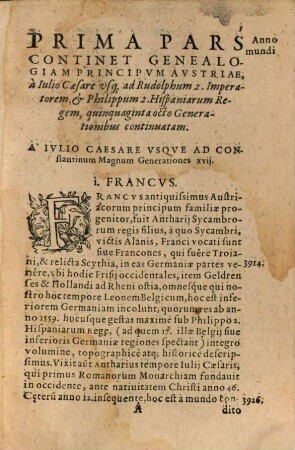 Thesavrvs Principvm Hac Aetate In Evropa Viventivm : Libellvs, Iam Mvltis Locis correctior et auctior quàm antea editus ; Omnibvs Historiarvm Stvdiosis non minus vtilis, quàm necessarius