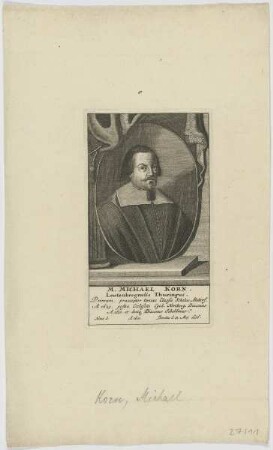 Bildnis des Michael Korn