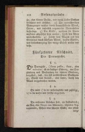 Fünfzehnter Abschnitt. Die Darmgicht.
