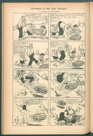 Aventuras de don Juan Barrigón : La sandía de don Pánfilo
