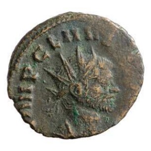 Münze, Antoninian, 268 - 270 n. Chr.
