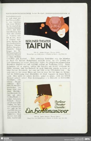 Berliner Theater Operette: Ein Herbstmanöver