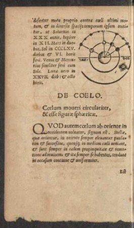 De Coelo.