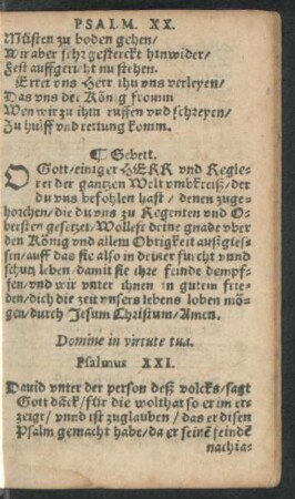 Psalmus XXI. - Psalmus XXX.
