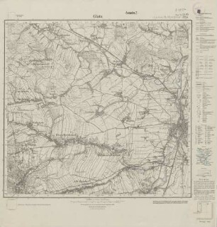 5565 (alte Nr.: 3244) Glatz., Meßtischblatt (4cm - Karte)