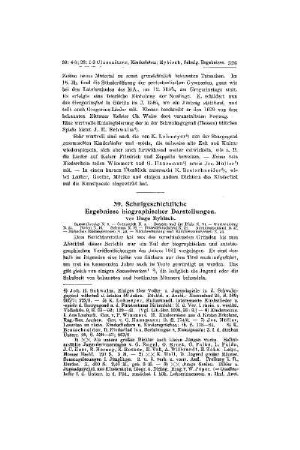 Schulgeschichtliche Ergebnisse biographischer Darstellungen : [Anhang]