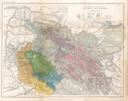Jummoo and Kashmir race map