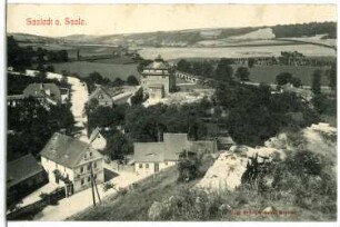 Saaleck. Blick auf Saaleck