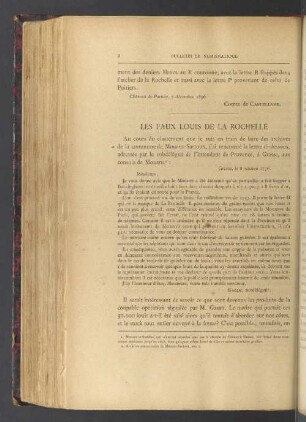 Les faux Louis de la Rochelle
