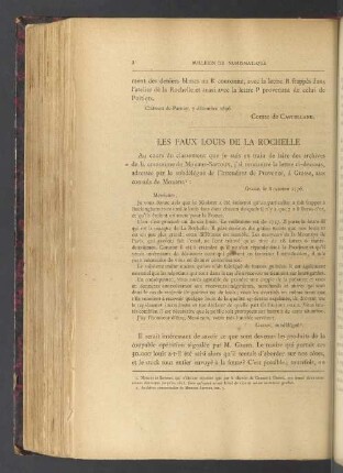 Les faux Louis de la Rochelle