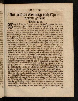 539-543, Vorbereitung, Evangelium, Eingang