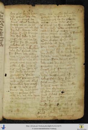 [137r] Über die sieben Messen von den Freuden Mariens.