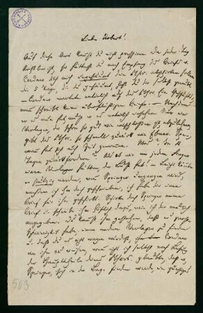 Brief vom 5. März 1878