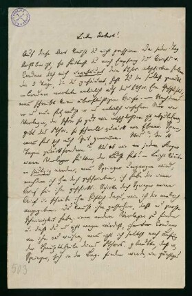 Brief vom 5. März 1878