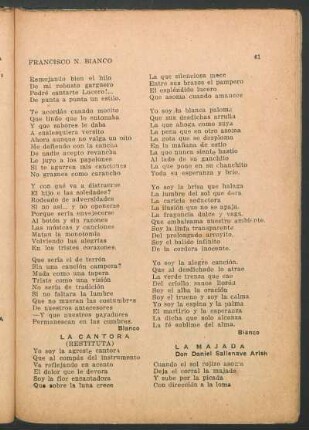 La cantora : (Restituta)