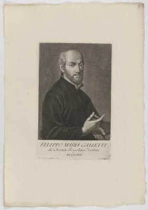 Bildnis des Filippo Maria Galletti