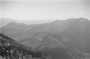 Gebirge : Blick auf die Schlierseer Berge