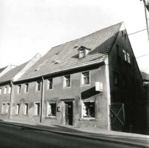 Penig, Leipziger Straße 4. Wohnhaus mit Laden (um 1750)